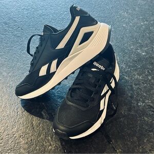 Reebok Women’s Black and White Athletic Sneakers